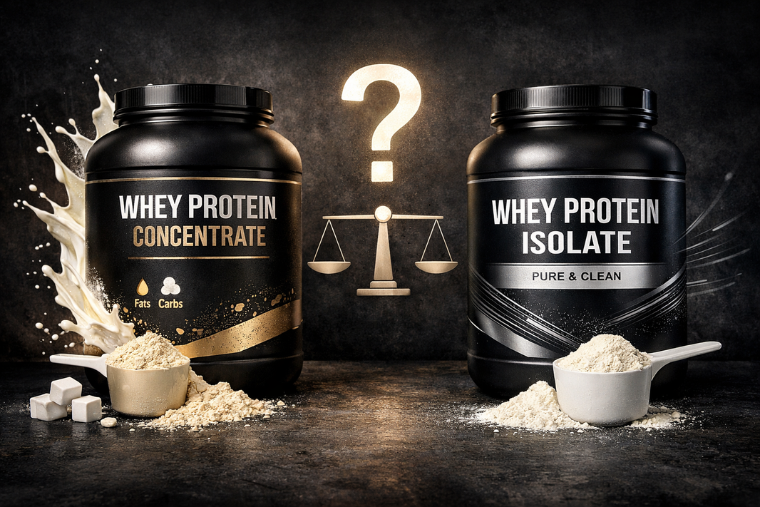 Whey Protein: Concentrate vs. Isolate – A Complete Guide