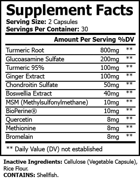 Turmeric Curcumin Capsules – High Absorption with BioPerine®