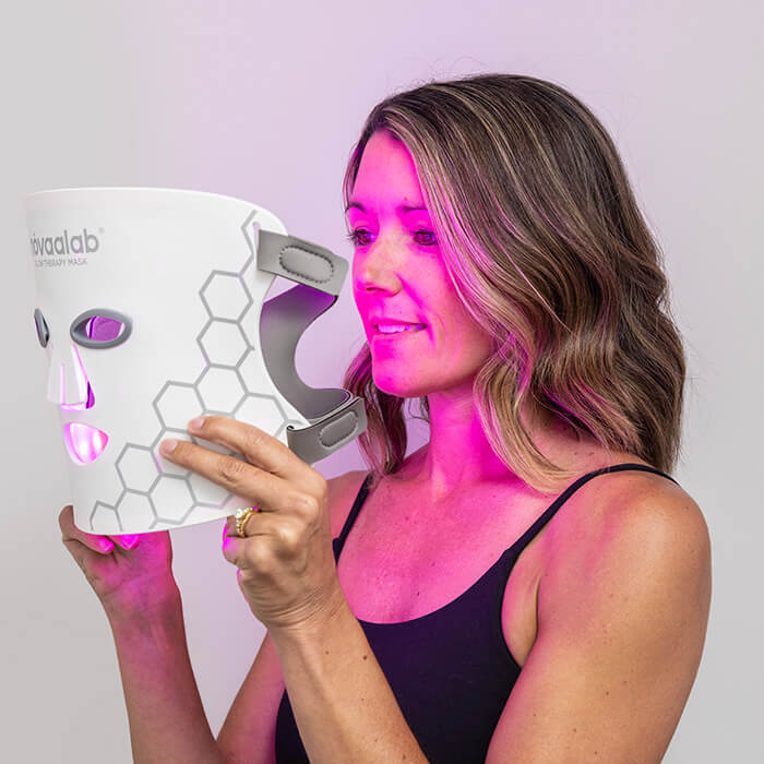 Novaa Glow Therapy Mask | 6-Mode LED Red Light Therapy for Face | ZNETICS