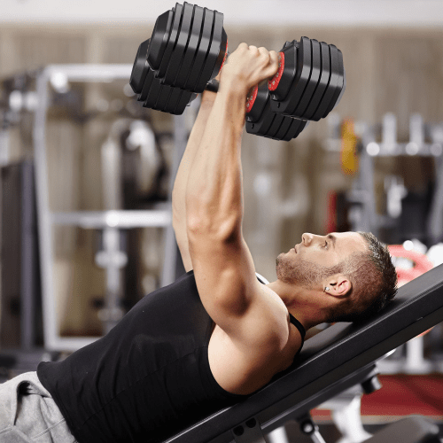 Adjustable Dumbbell Set 55 lbs | 10-in-1 Quick-Adjust Home Gym | ZNETICS - Znetics -- 10 in 1 Dumbbell - 55 lb Dumbbells -- adjustable dumbbells
