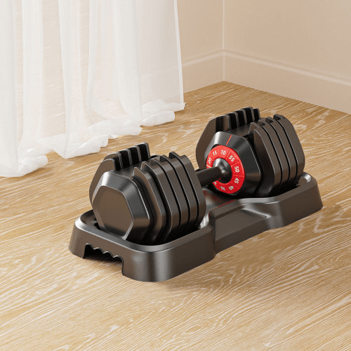 Adjustable Dumbbell Set 55 lbs | 10-in-1 Quick-Adjust Home Gym | ZNETICS - Znetics -- 10 in 1 Dumbbell - 55 lb Dumbbells -- adjustable dumbbells