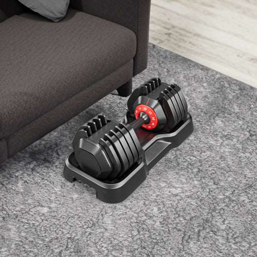 Adjustable Dumbbell Set 55 lbs | 10-in-1 Quick-Adjust Home Gym | ZNETICS - Znetics -- 10 in 1 Dumbbell - 55 lb Dumbbells -- adjustable dumbbells