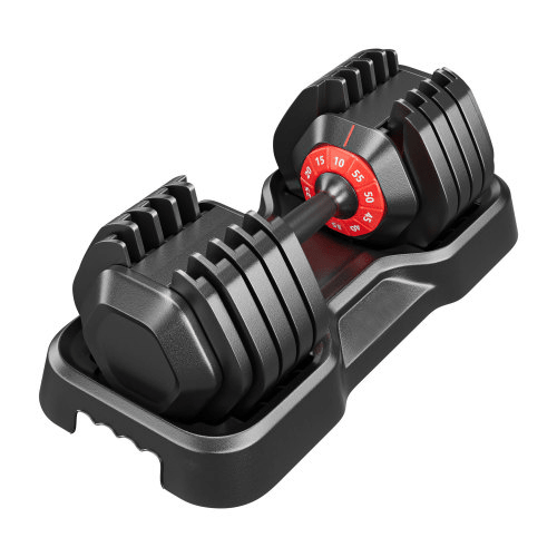 Adjustable Dumbbell Set 55 lbs | 10-in-1 Quick-Adjust Home Gym | ZNETICS - Znetics -- 10 in 1 Dumbbell - 55 lb Dumbbells -- adjustable dumbbells