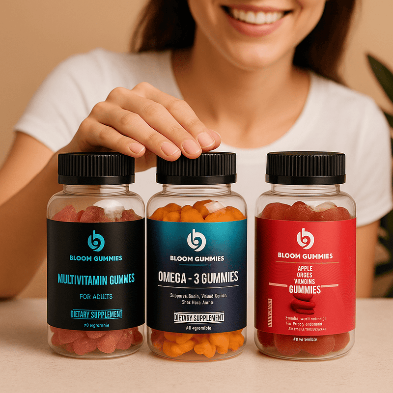 Daily Essentials Stack | Multivitamin, Omega-3 & ACV Bundle | BLOOM by ZNETICS - Znetics