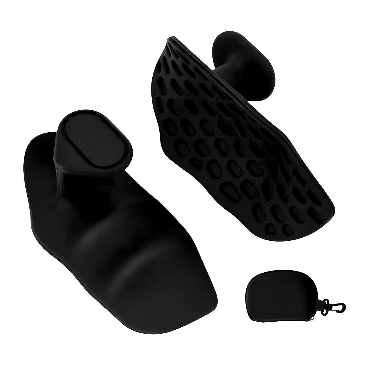 GripFlex® Silicone Hand Grips | Non-Slip Weightlifting Grip Pads | ZNETICS - Znetics - 815B661DD06D4F41874F73A6821CEDE9753035772 - black -- -- - Barbell Grip Pads - Callus Protection GymCrossFit Grip Pads