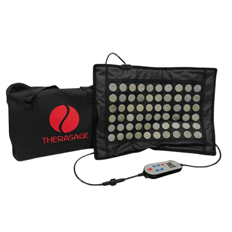 Healing Pad Small | Full Spectrum Infrared & Jade Stone Therapy | Therasage by ZNETICS - Znetics - Bamboo Heating Pad Deep Heat Therapy Pad - EMF Safe Heating Pad