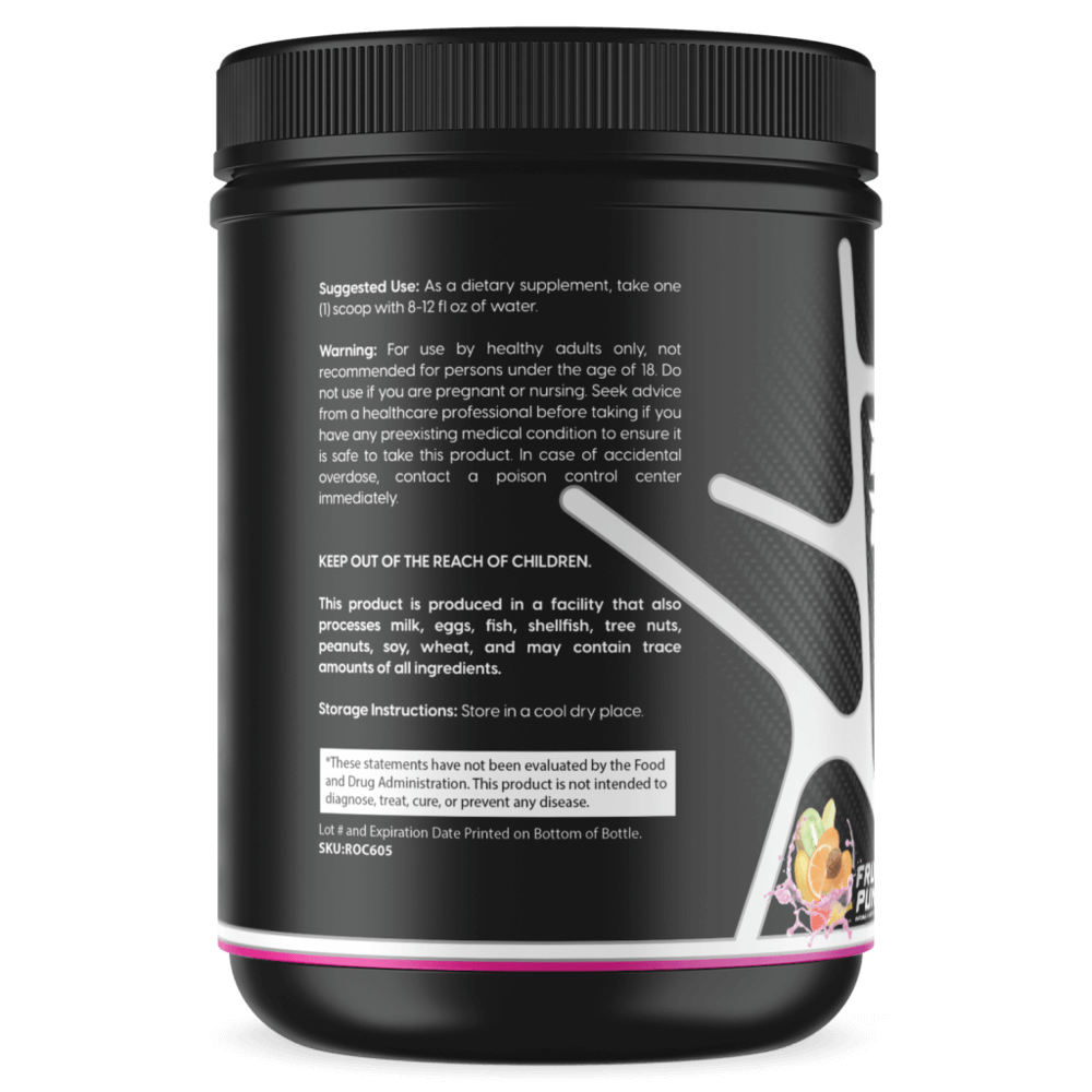 Pre-Workout Fruit Punch | Creatine, Nitric Oxide & Amino Acids | ONE ZTRIKE by ZNETICS - Znetics - Best Pre-Workout for Men