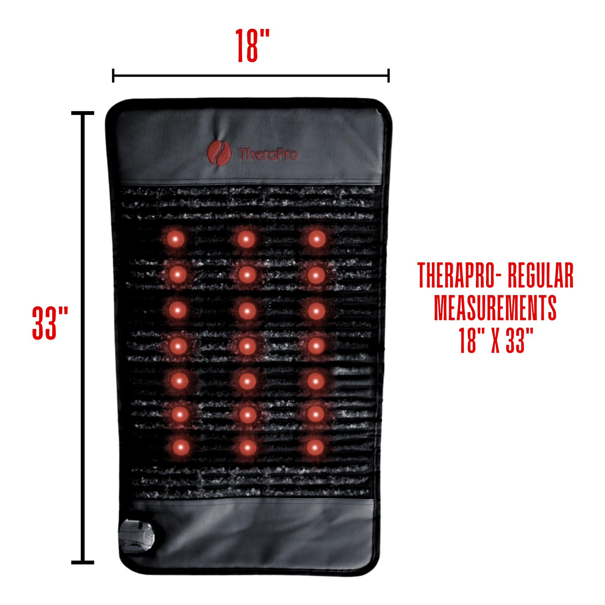 TheraPro PEMF Therapy Pad Regular Size | Infrared, Red Light & TENS | ZNETICS - Znetics - At Home PEMF Therapy -- Deep Tissue Recovery PadDrug Free Pain Relief