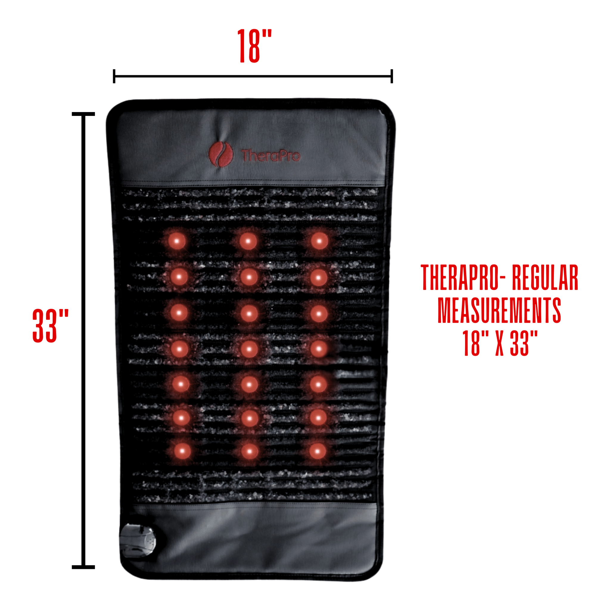 TheraPro PEMF Therapy Pad Regular Size | Infrared, Red Light & TENS | ZNETICS - Znetics - At Home PEMF Therapy -- Deep Tissue Recovery PadDrug Free Pain Relief