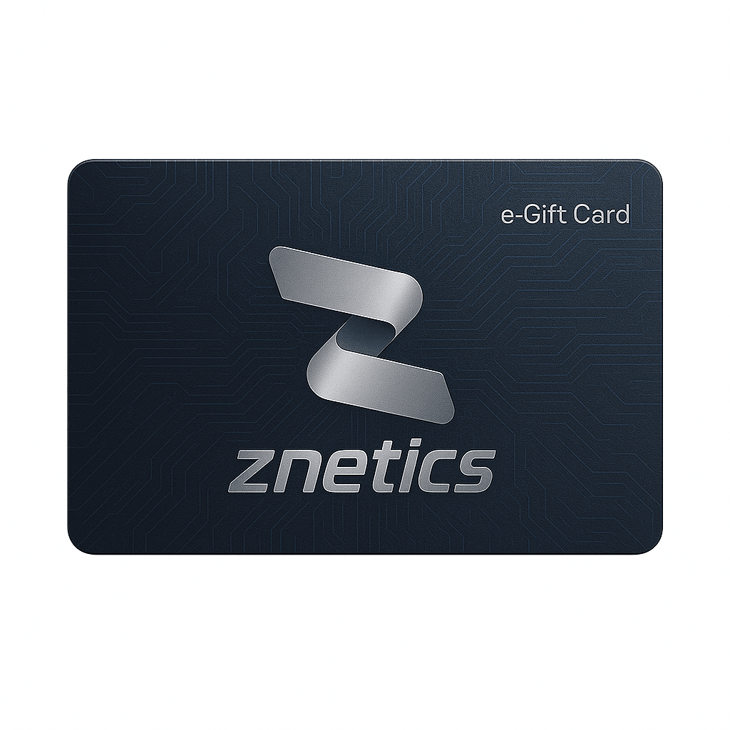 ZNETICS e-Gift Card | The Gift of Performance & Wellness - Znetics Digital Gift Card - Fitness Gift - Gift Card